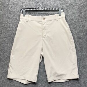 Nike Dri Fit Shorts White Men's Size 28 Athletic Training Gym Running